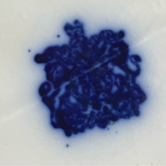 Vintage Reproduction Flow Blue Pitcher - Picture 6 of 7